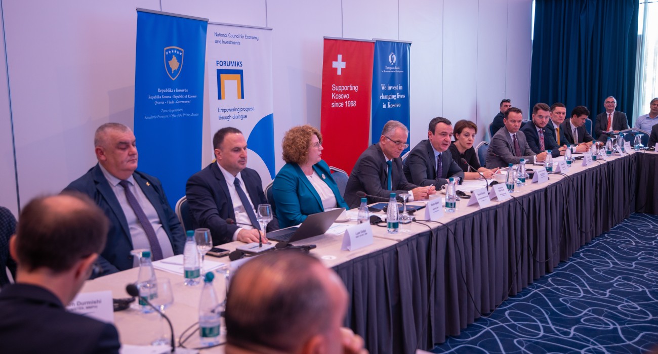 U mbajt takimi i tretë i Këshillit Kombëtar për Ekonomi dhe Investime